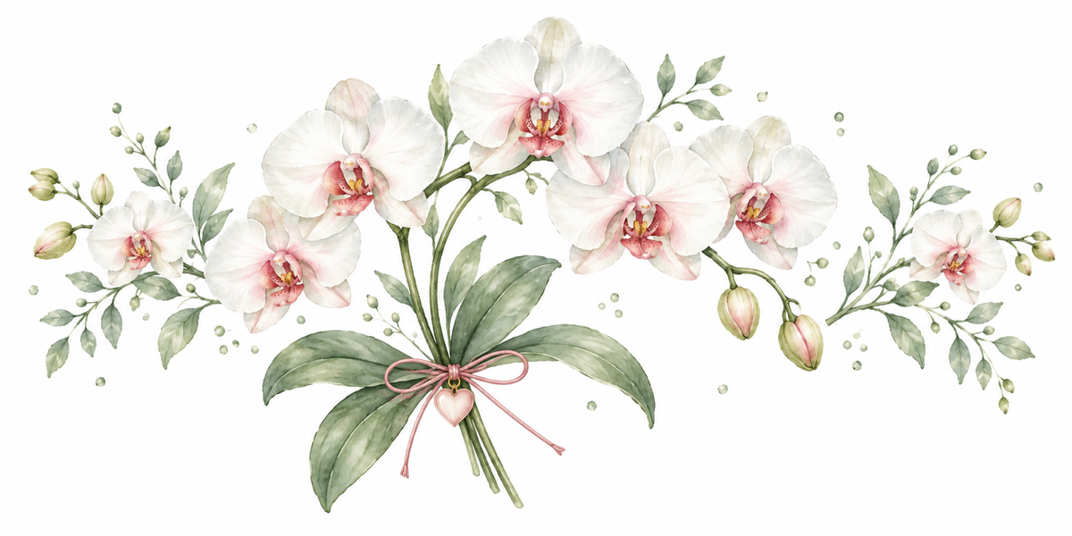 Visuel Orchidées cœur