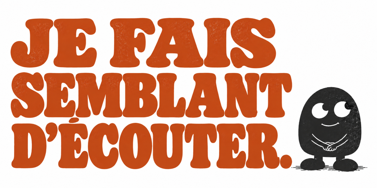 Visuel Semblant d'écouter