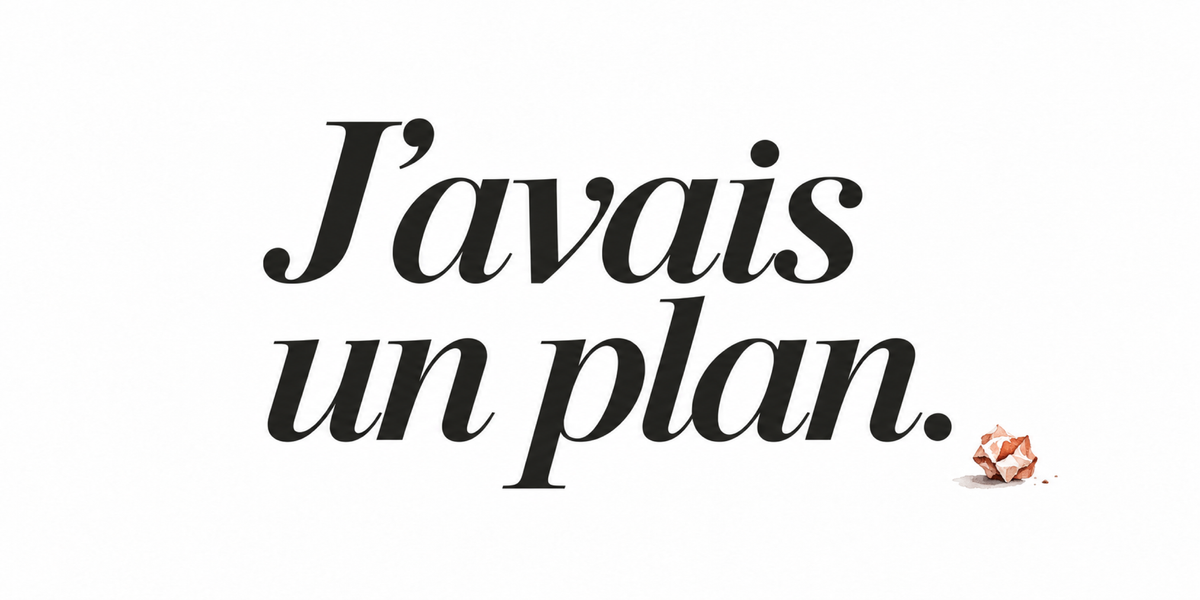 Visuel J'avais un plan