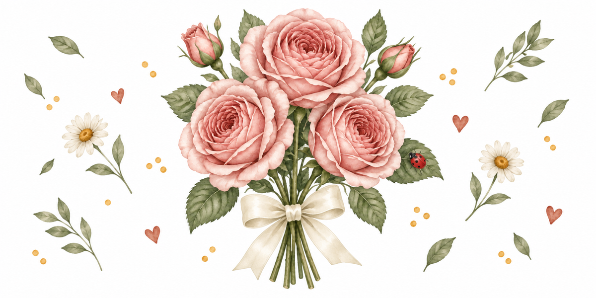 Visuel Roses coccinelle
