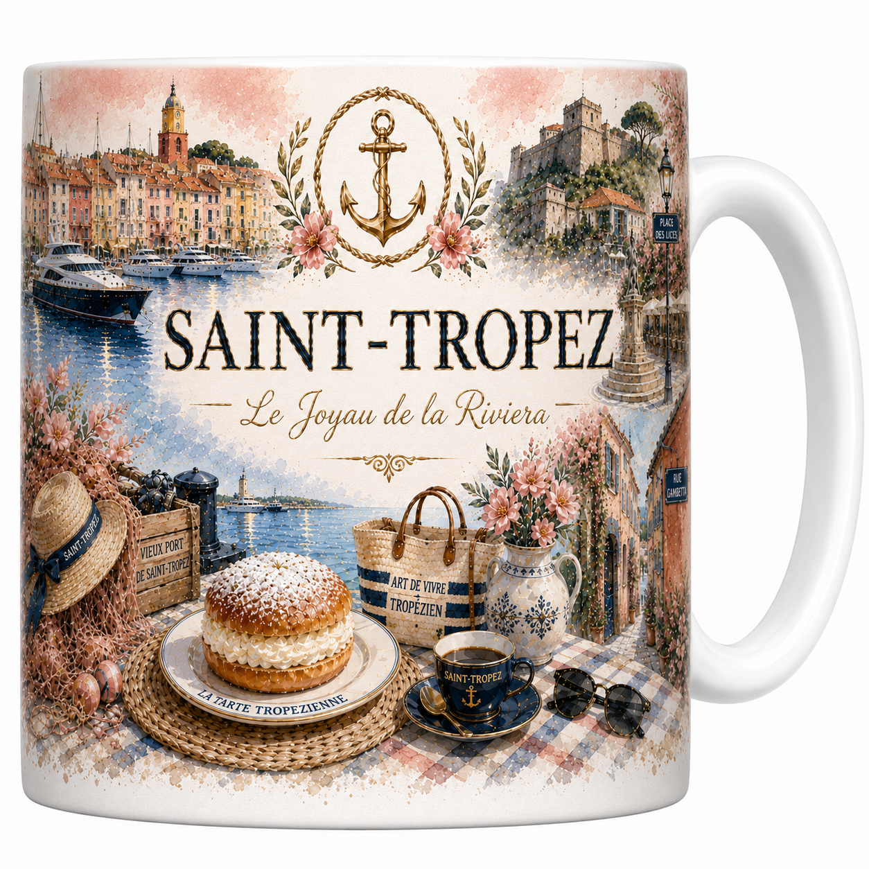 Mug Saint-Tropez - Le Joyau de la Riviera, L'Art de Vivre Tropézien