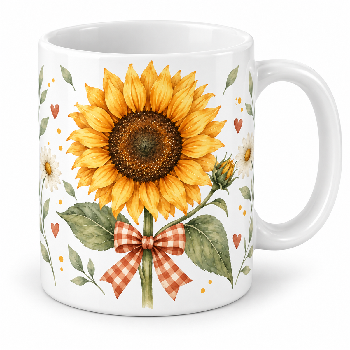 Lot de 6 Mugs Tournesol - Une Fleur Qui en Contient Mille