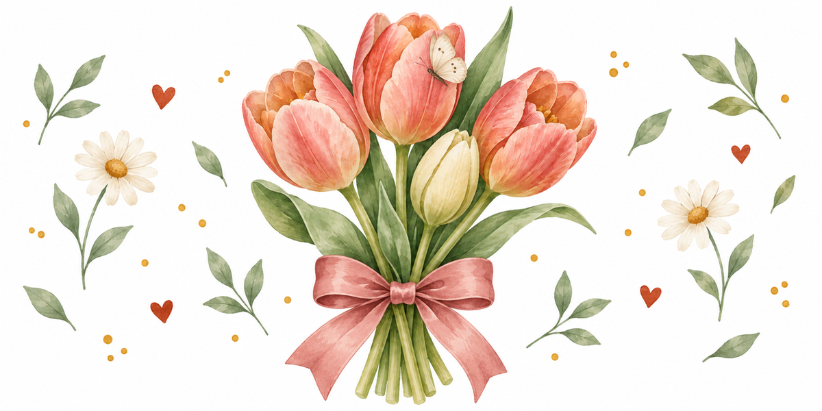 Visuel Tulipes papillon