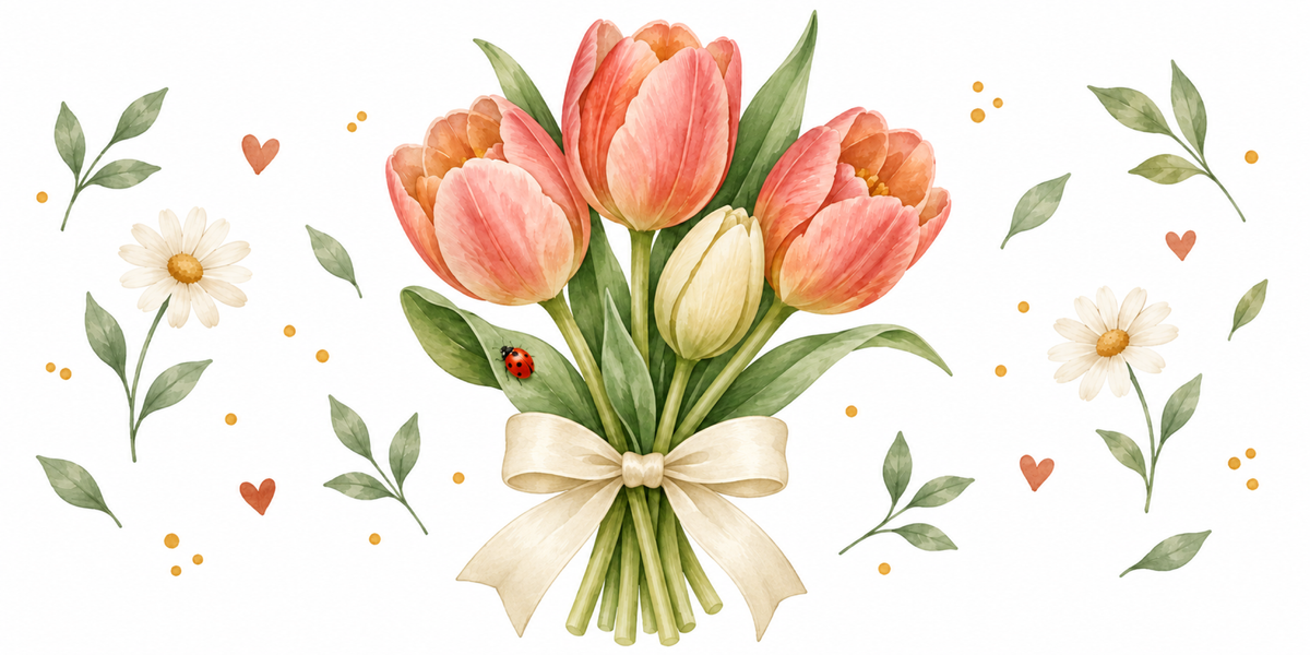 Visuel Tulipes coccinelle