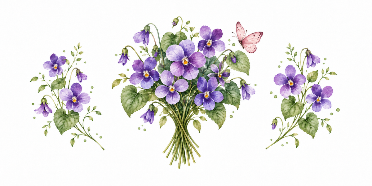 Visuel Violette papillon