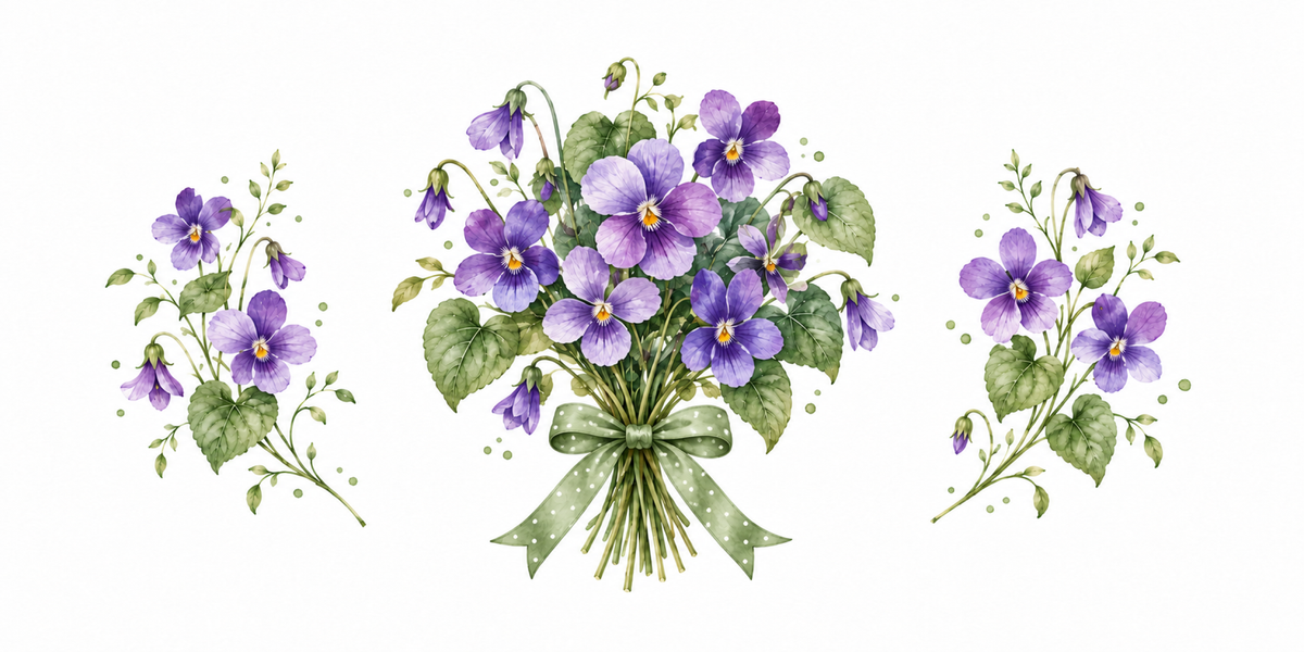 Visuel Violette ruban sauge