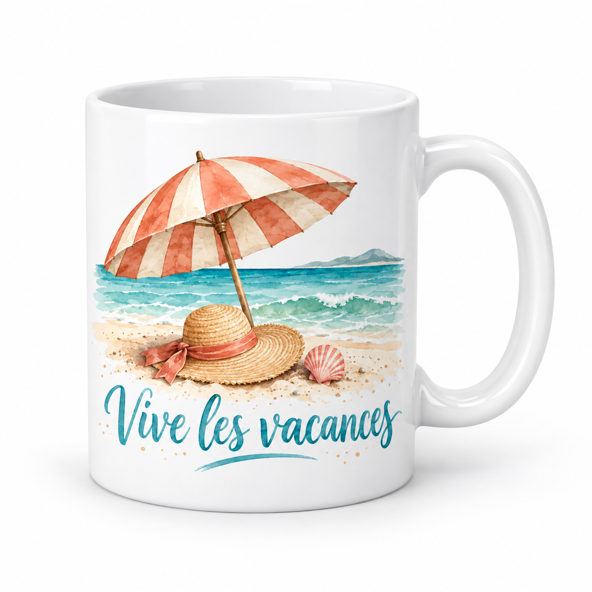 Mug Vive les vacances au coquillage