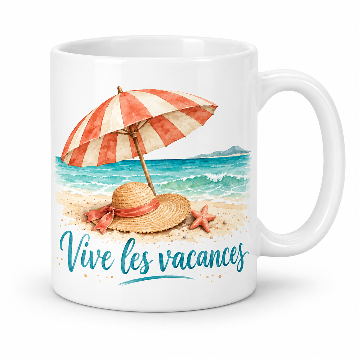 Mug Vive les vacances à l'étoile de mer