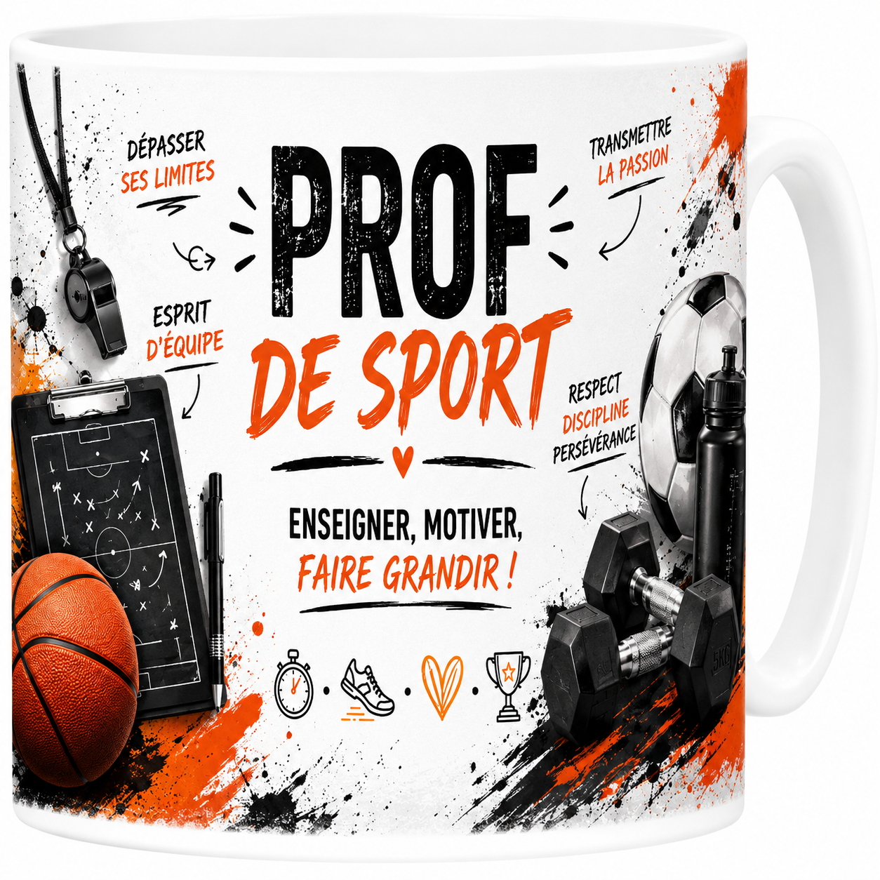 Mug Prof de Sport - Plus qu'un Métier, Une Vocation
