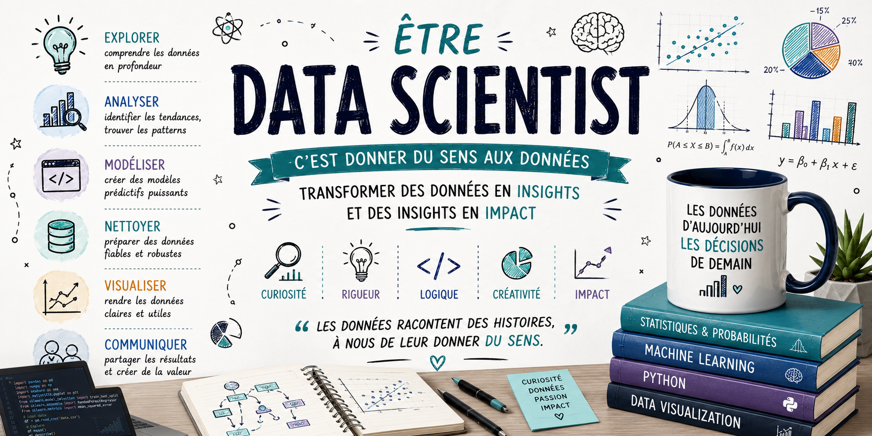 Mug Data Scientist - Plus qu'un Métier, Une Vocation