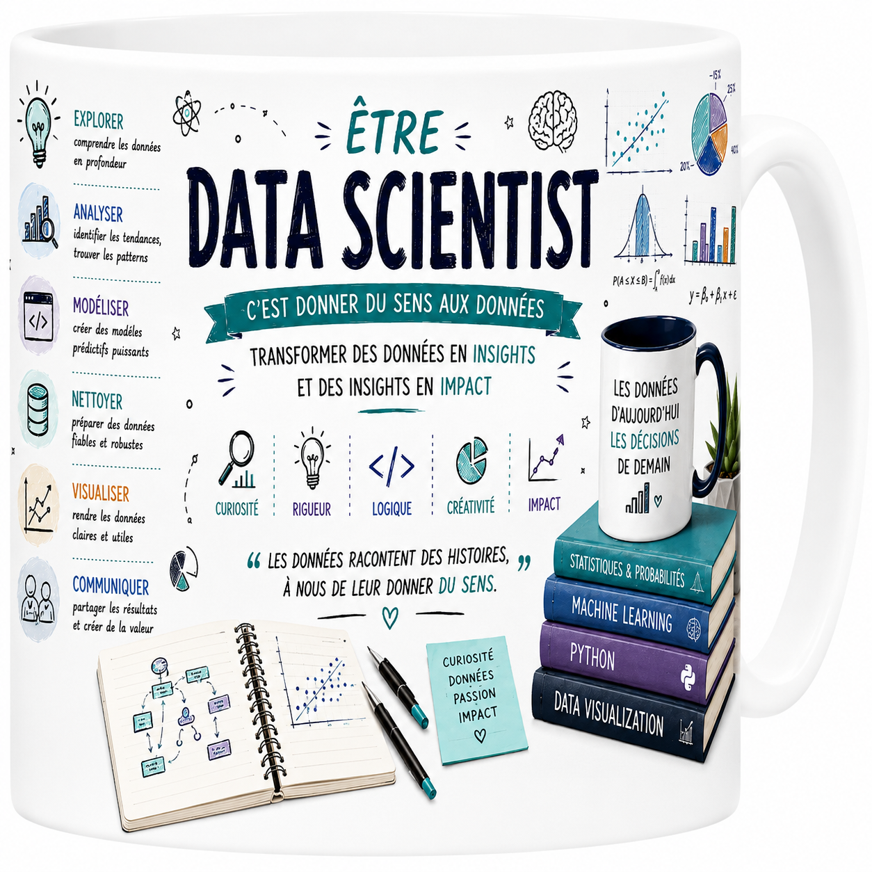 Mug Data Scientist - Plus qu'un Métier, Une Vocation