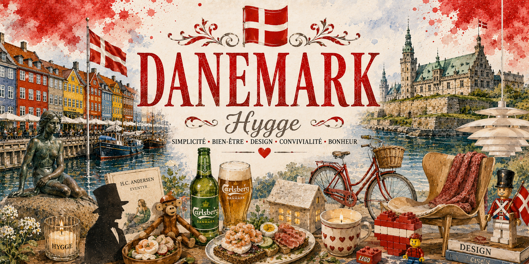 Mug Danemark - Hygge, L'Art de Vivre Danois