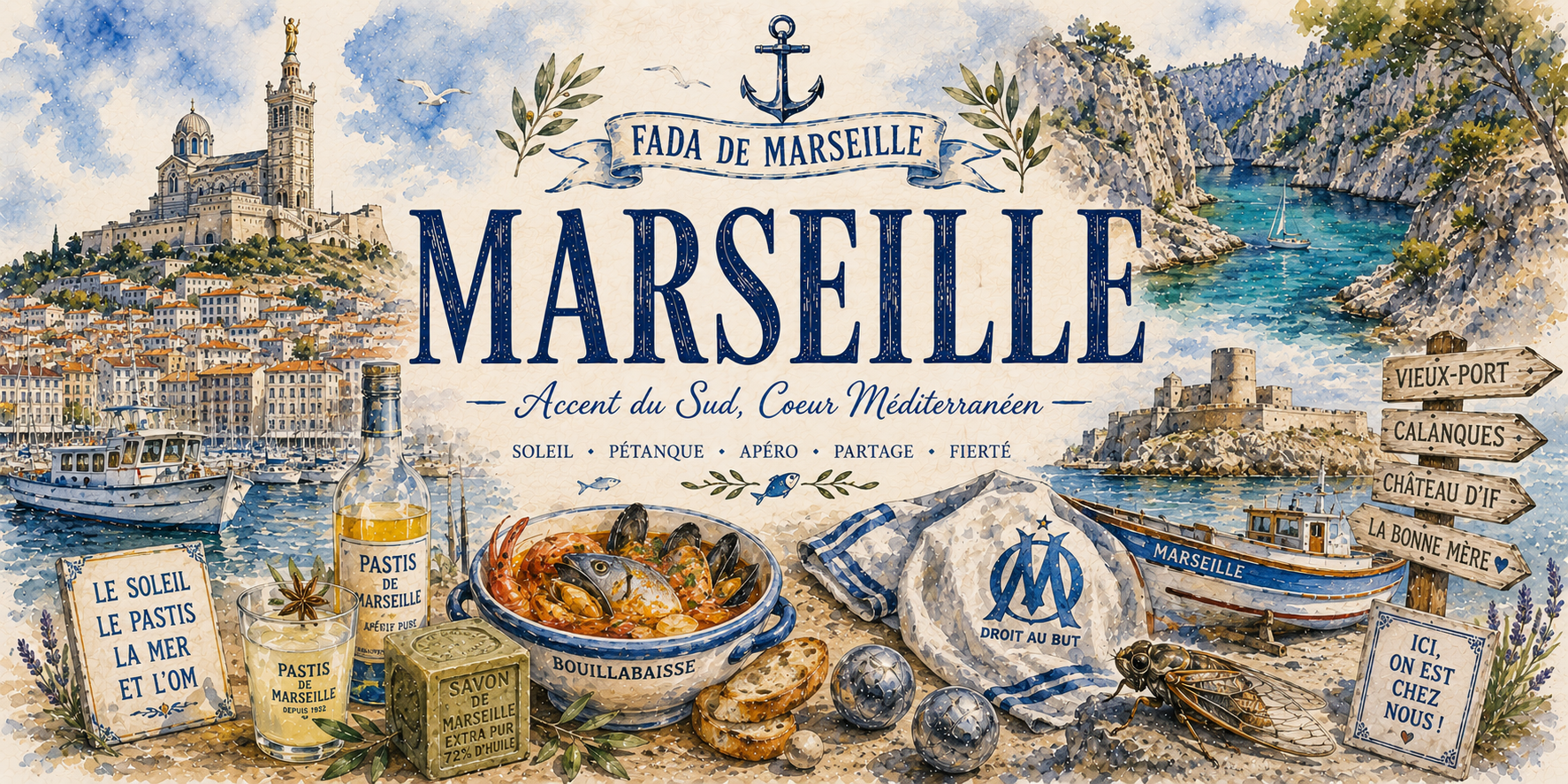 Mug Marseille - Fada de Marseille, Accent du Sud