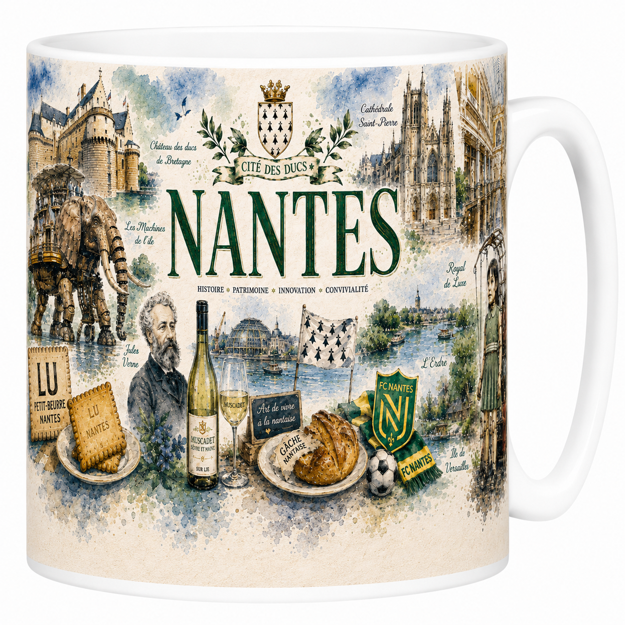Mug Nantes - Cité des Ducs, L'Art de Vivre Nantais