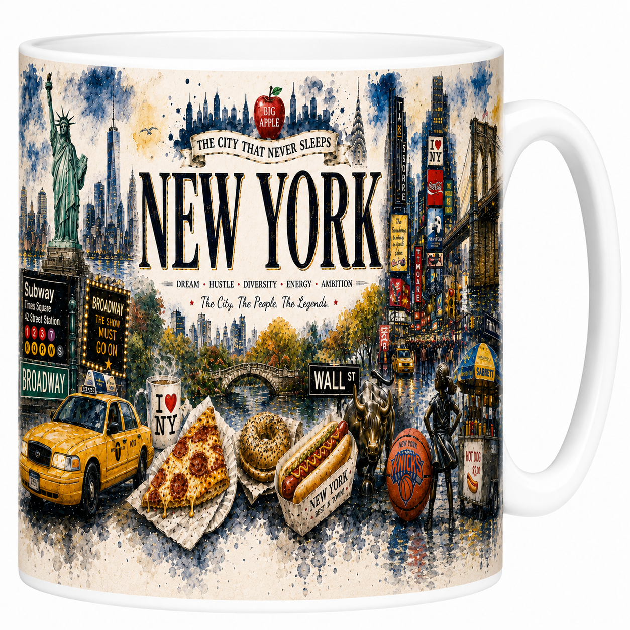 Mug New York - The City That Never Sleeps, L'Esprit de la Big Apple
