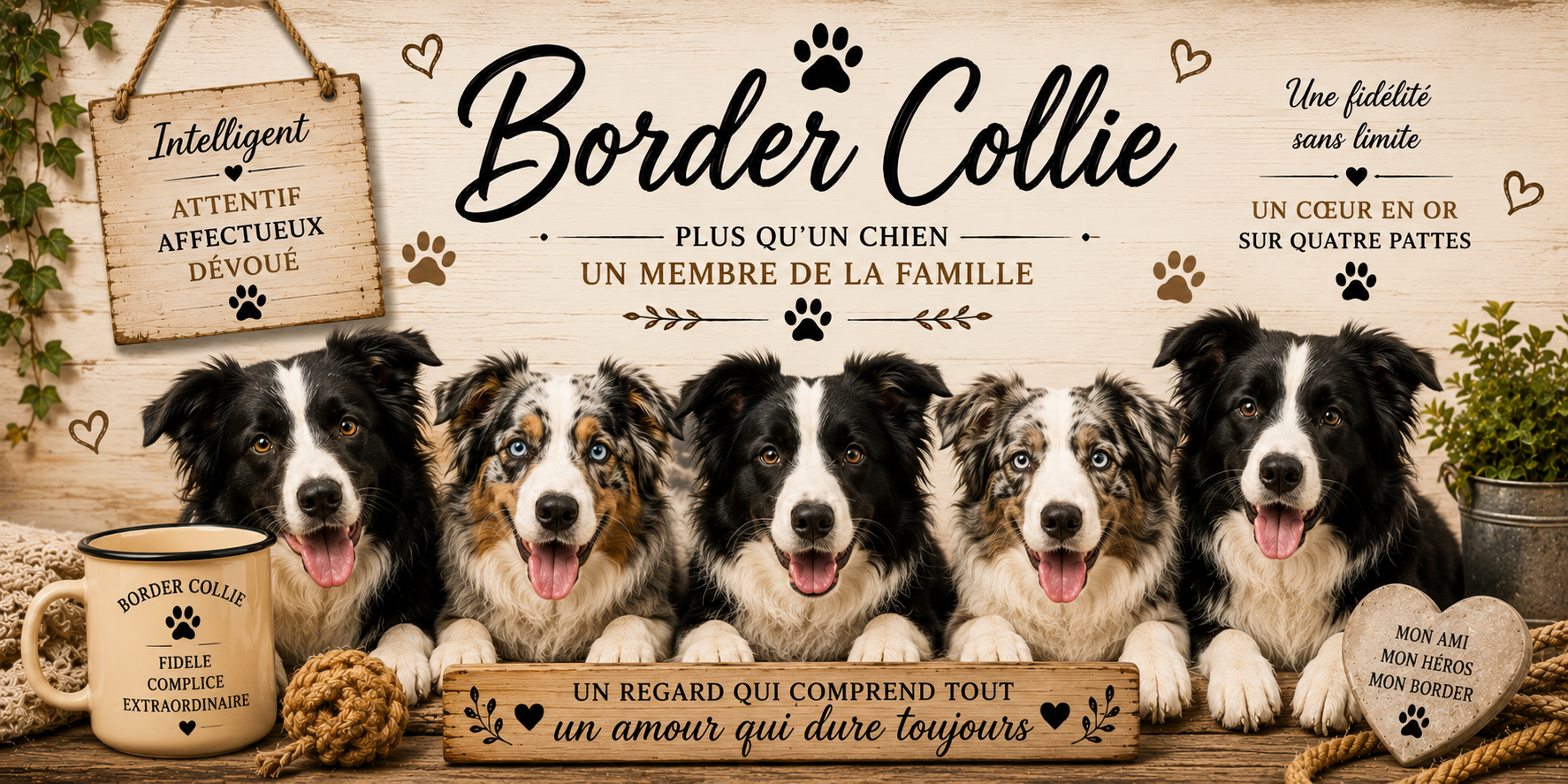 Mug Border Collie