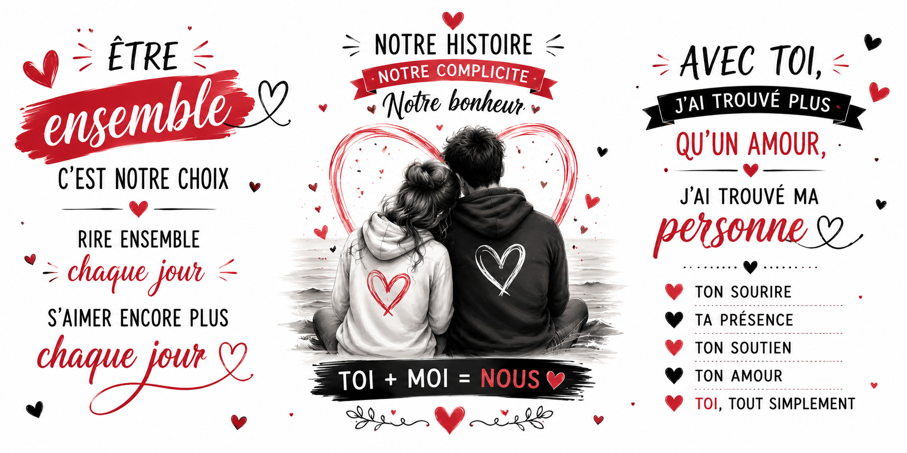 Mug Couple - Tendresse & Complicité au Quotidien