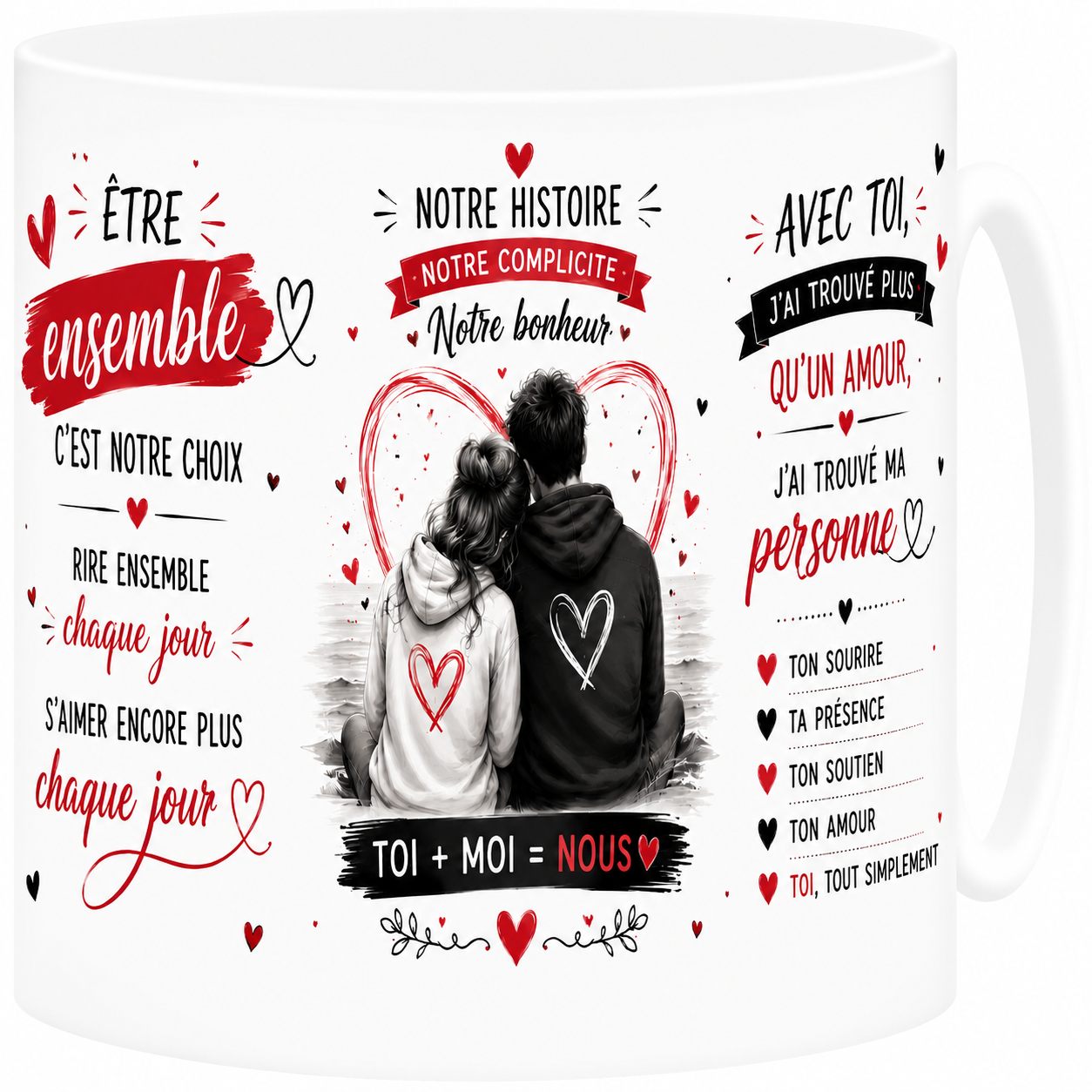 Mug Couple - Tendresse & Complicité au Quotidien
