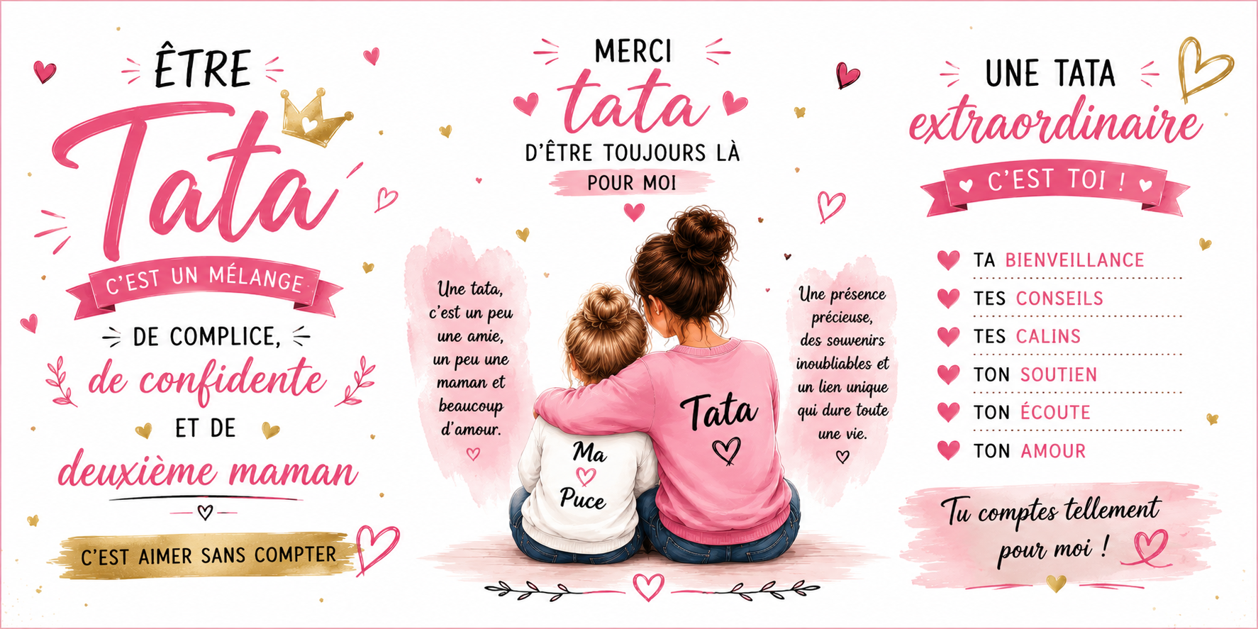 Mug Tata - Tatie Géniale & Complice de Toujours