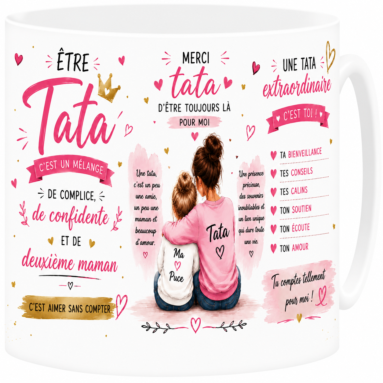 Mug Tata - Tatie Géniale & Complice de Toujours