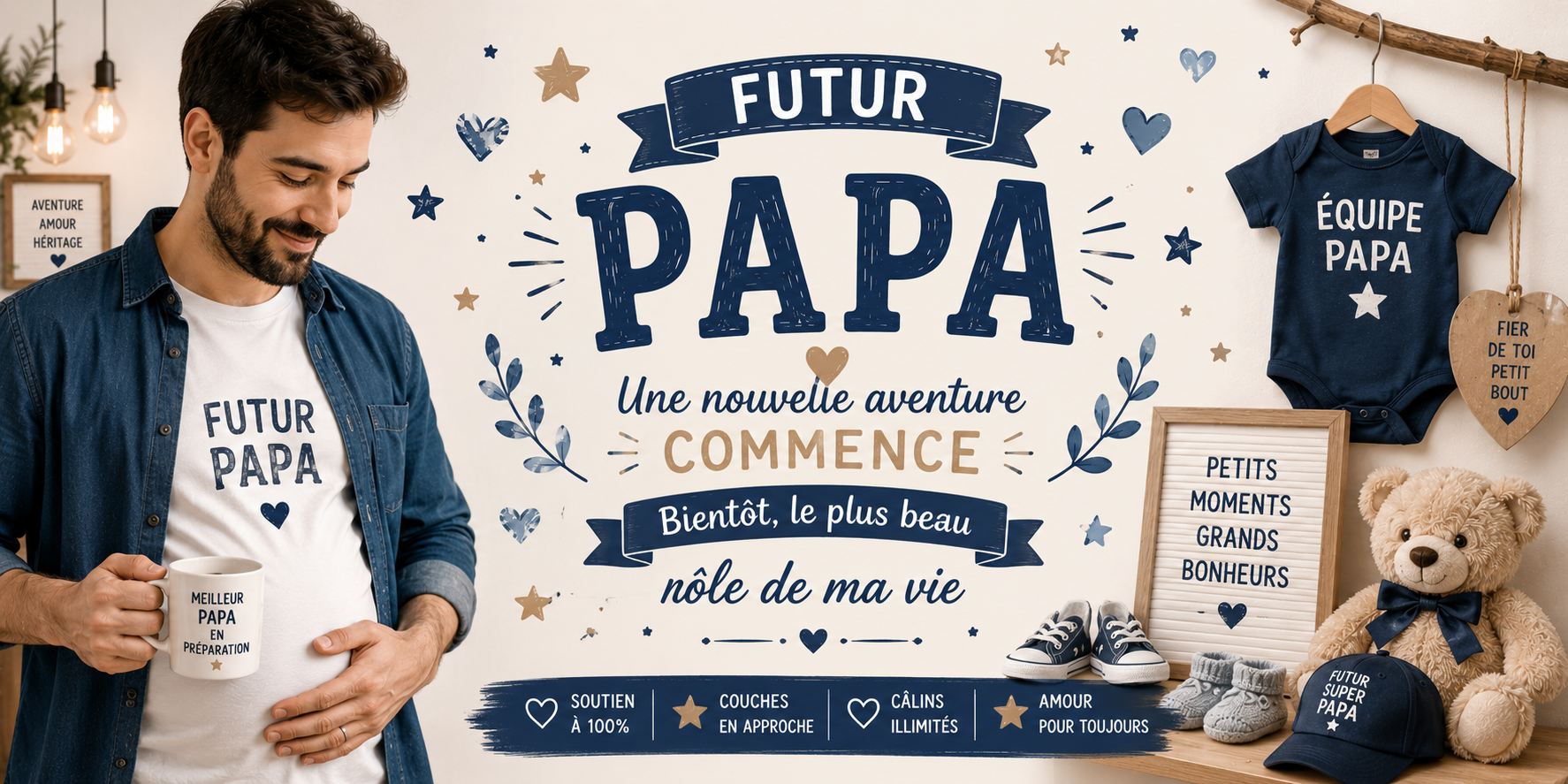 Mug Future Papa - Devenir Papa Bientôt