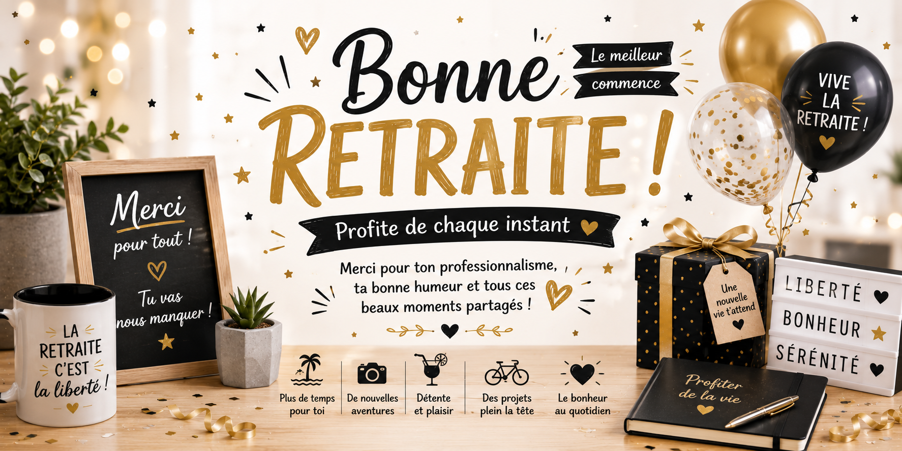 Design imprimé du mug Pot de Départ, pot de départ, cadeau collègue