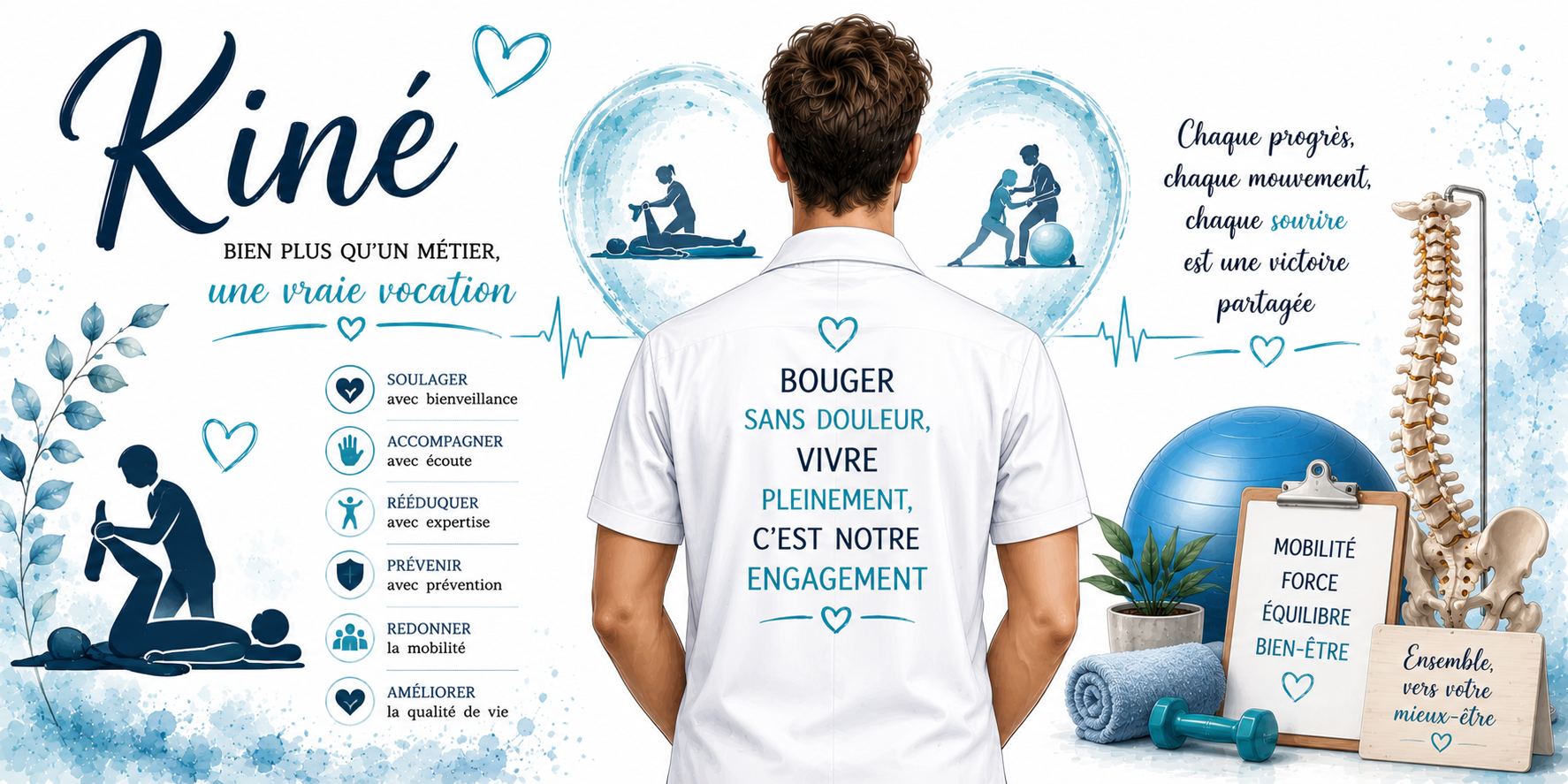 Mug Kiné - Bien Plus qu'un Métier, Une Vraie Vocation