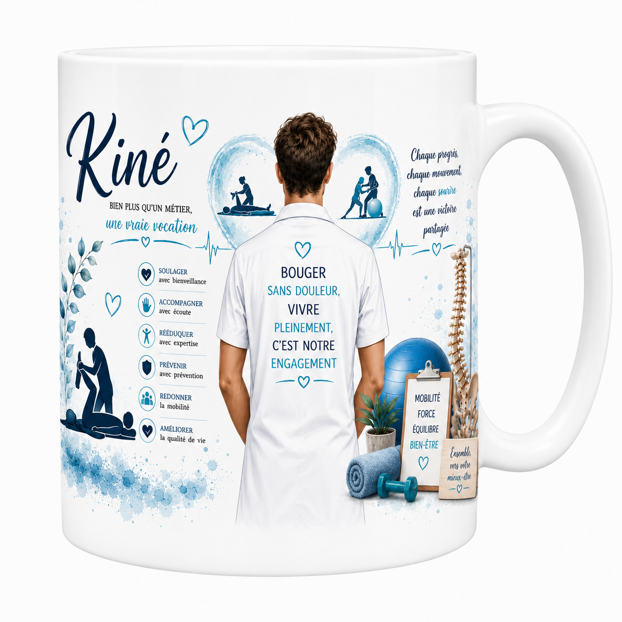 Mug Kiné - Bien Plus qu'un Métier, Une Vraie Vocation