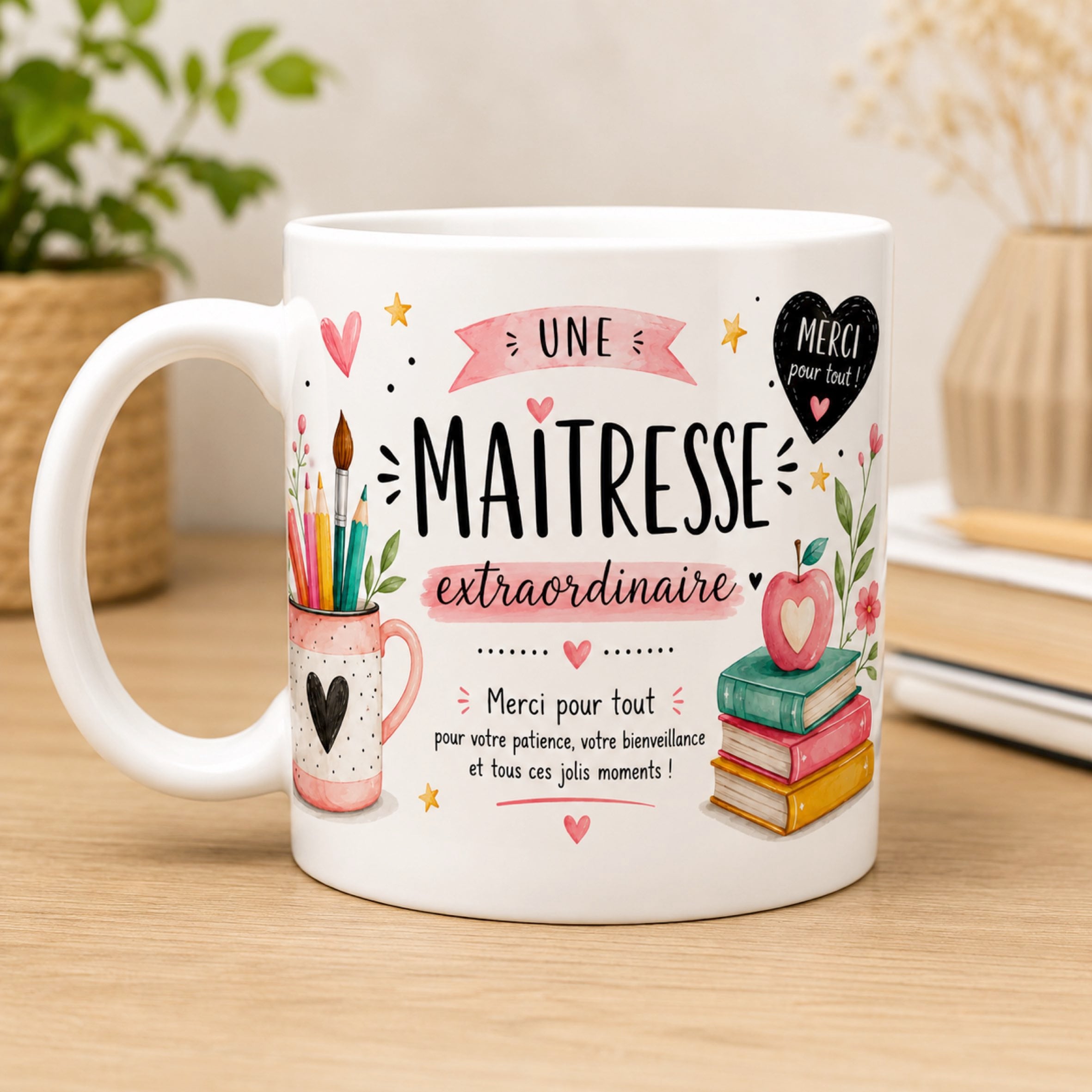 Mug Maîtresse Extraordinaire - Merci Pour Tout