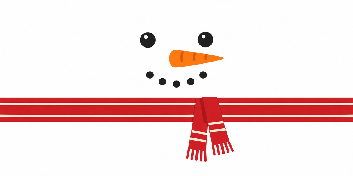 Visuel à plat du mug de Noël Bonhomme de Neige
