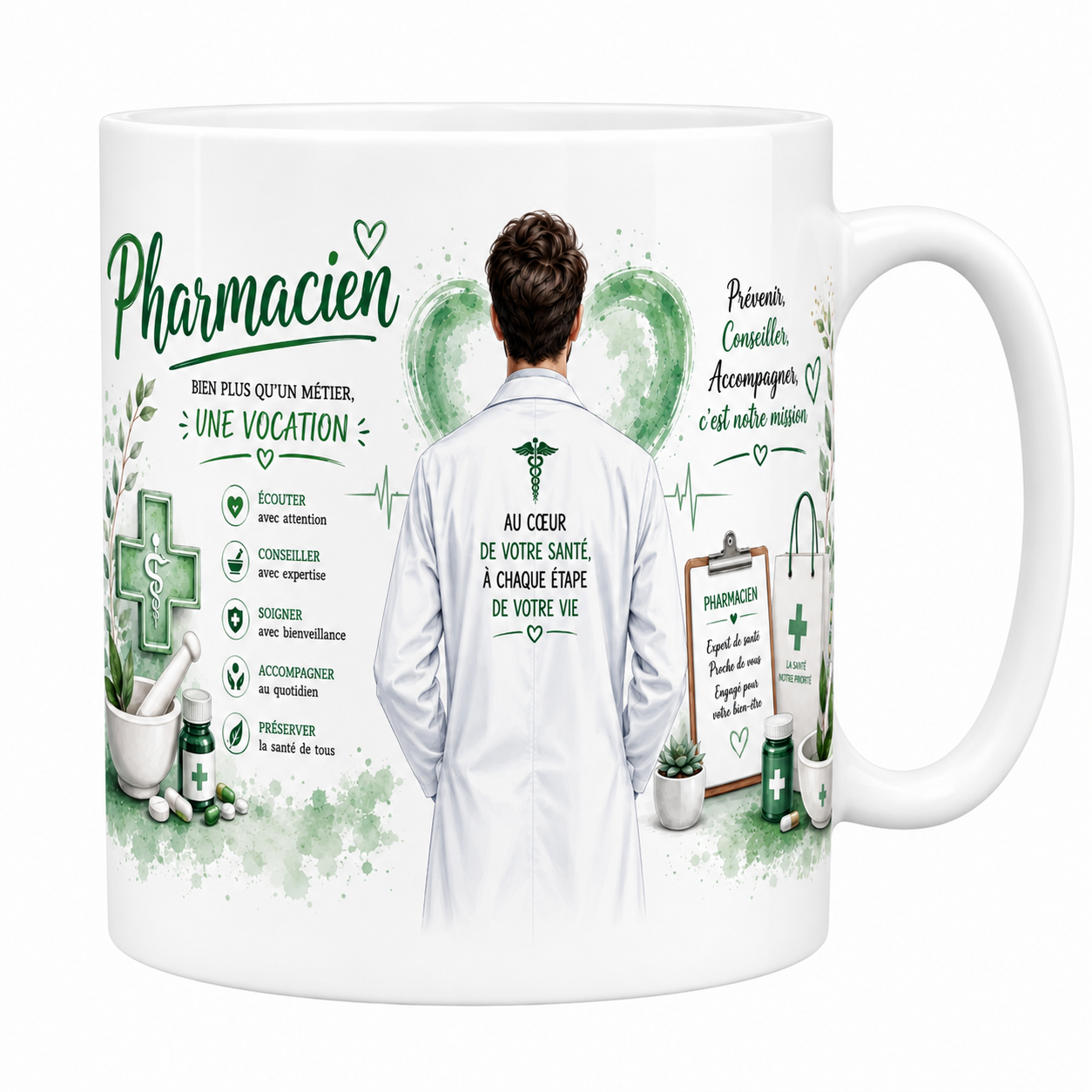 Mug Pharmacien - Bien Plus qu'un Métier, Une Vocation